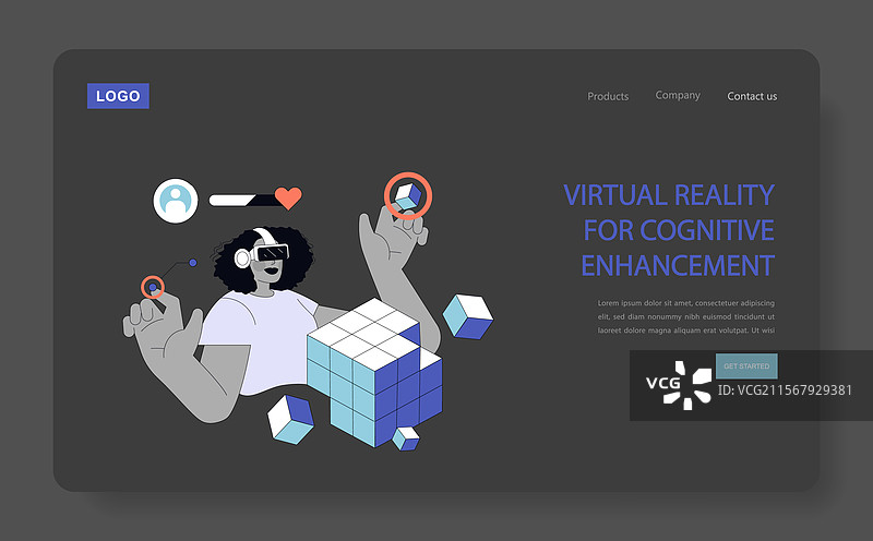 神经可塑性平面图片素材