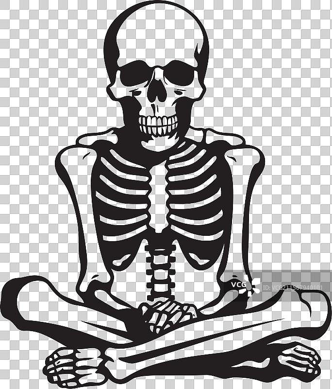 骨骼放松区休闲椅图标图片素材