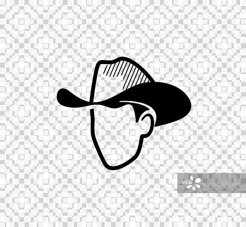 戴帽子的牛仔图片素材