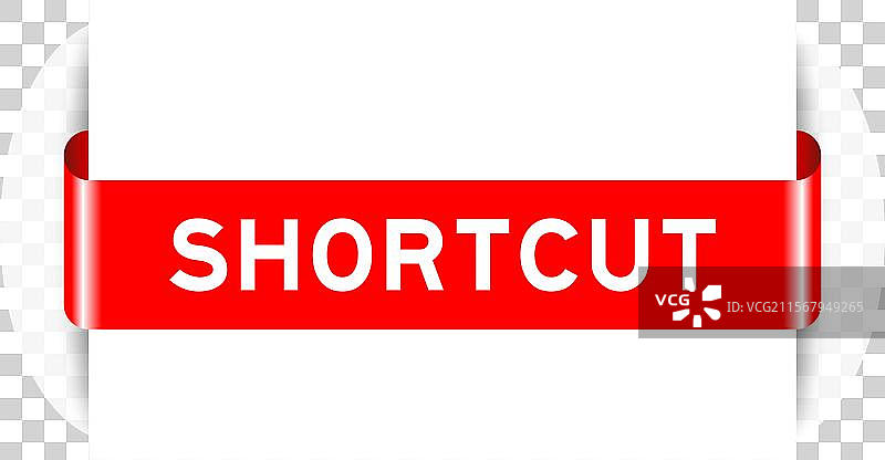 带有文字的红色插入标签横幅图片素材