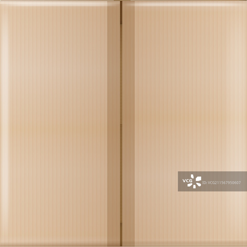 空的打开和关闭的纸箱图片素材