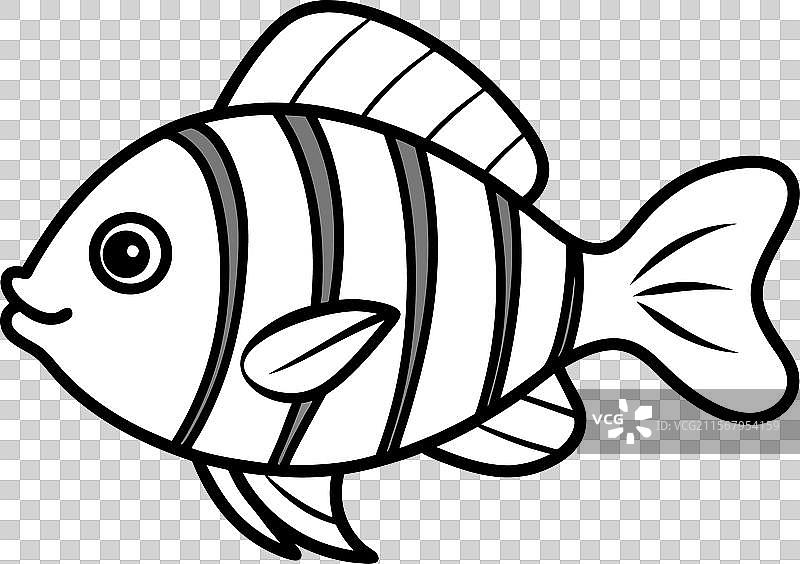 红雀鱼行走图标图片素材