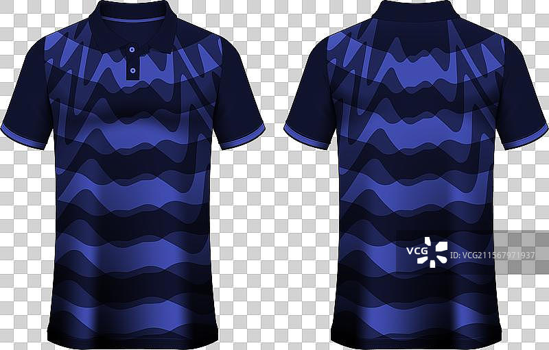 运动衫的Polo衫样板设计模板图片素材