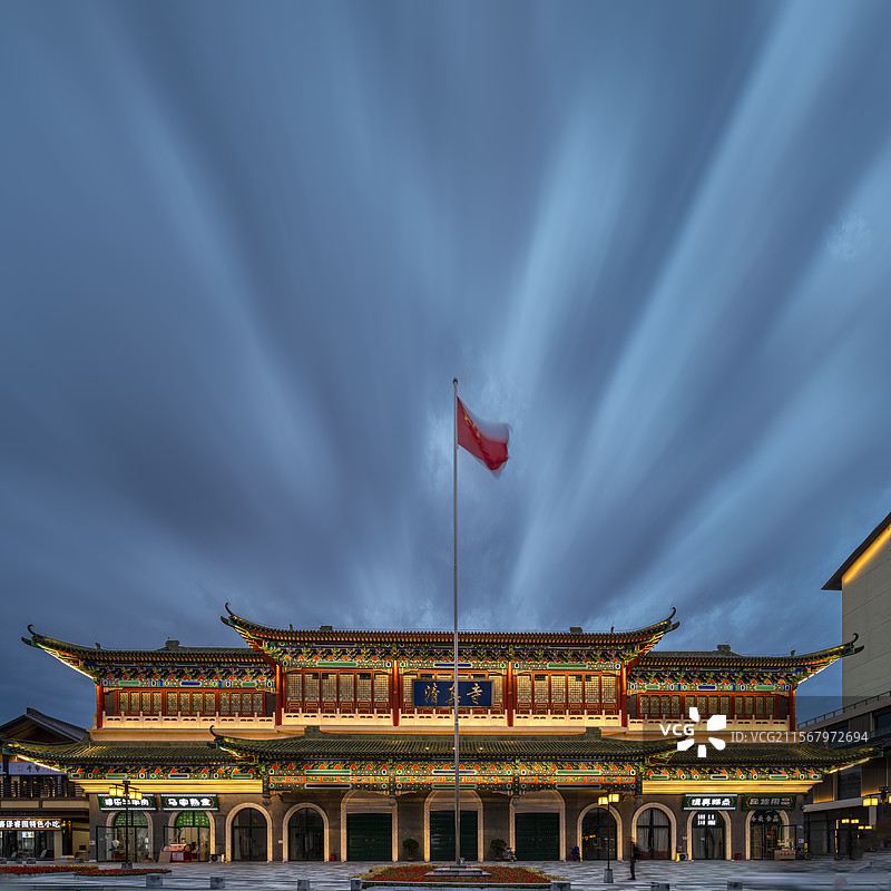 邯郸道--  网红打卡点—清真寺图片素材