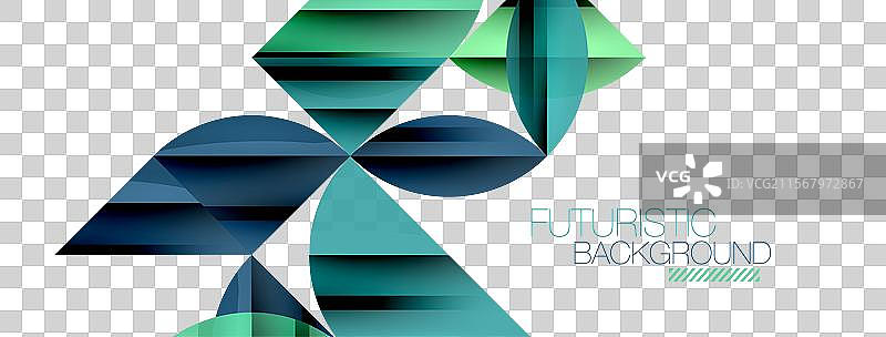 几何极简的圆形和圆形图案图片素材