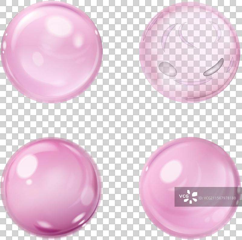 粉色胶原蛋白细胞护肤概念图片素材