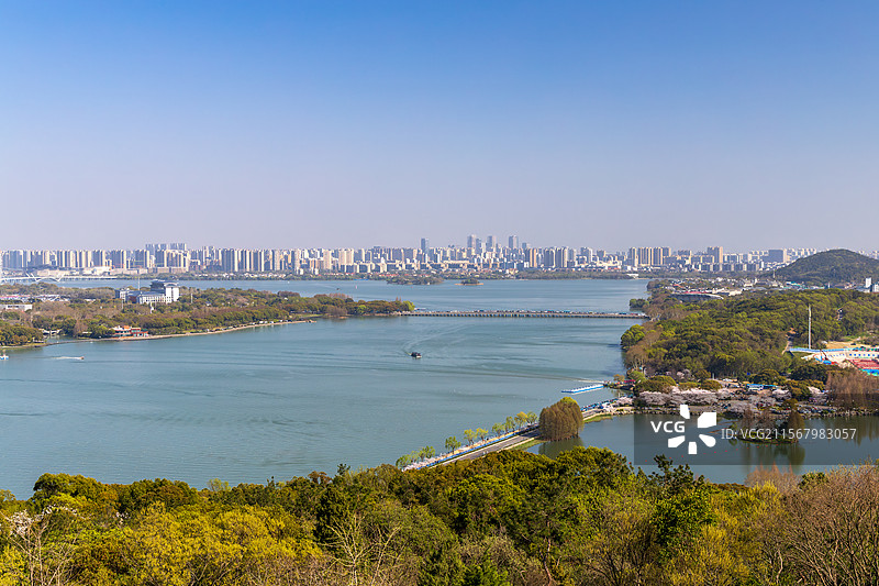 江苏无锡蠡湖风光图片素材