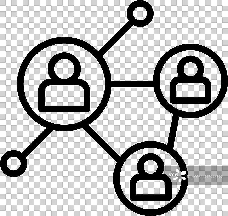 适合社区的社交媒体网络图标图片素材