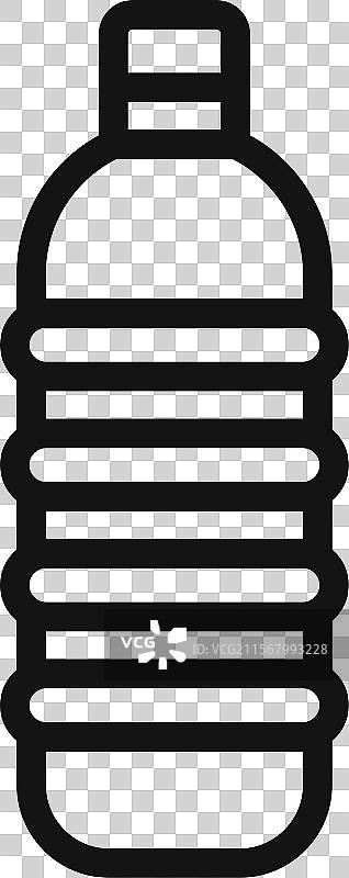 水瓶图标，用于水分补充提醒图片素材