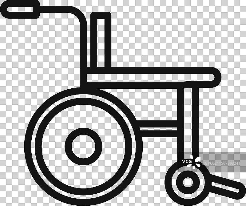 残疾人无障碍轮椅标志图片素材