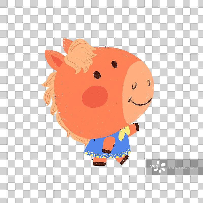 生肖动物 卡通小马图片素材