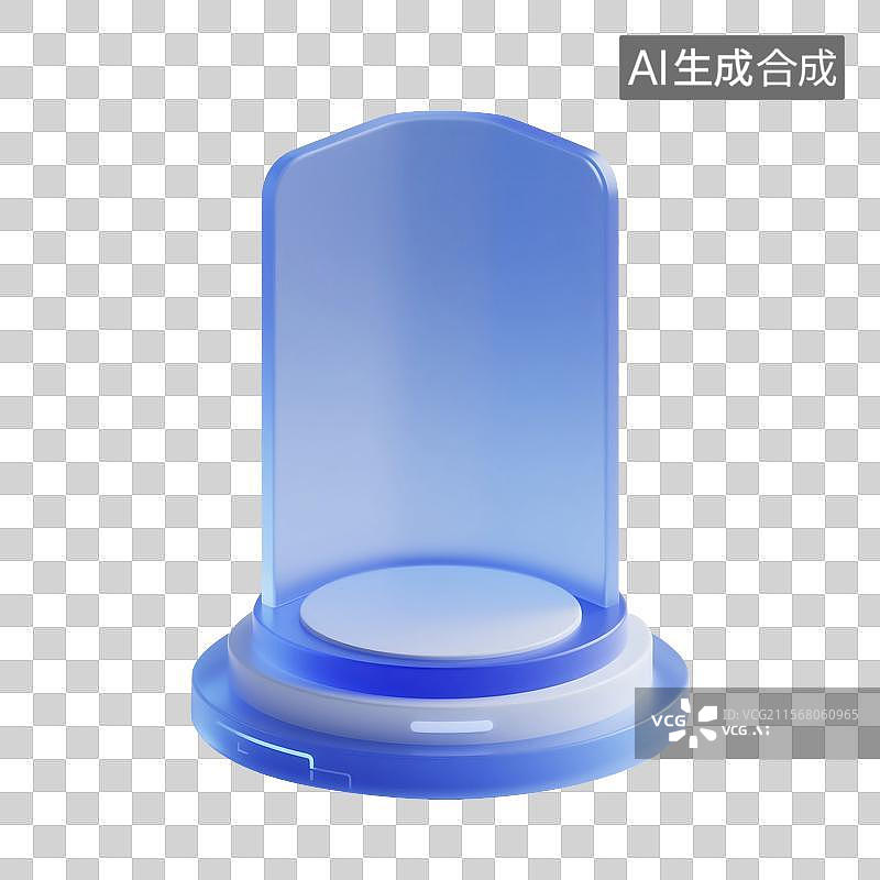 【AI数字艺术】3D展台底座图标图片素材