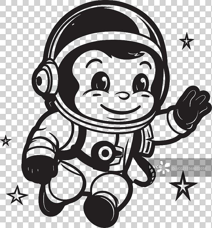 银河大猩猩奥德赛黑色标志天体图片素材