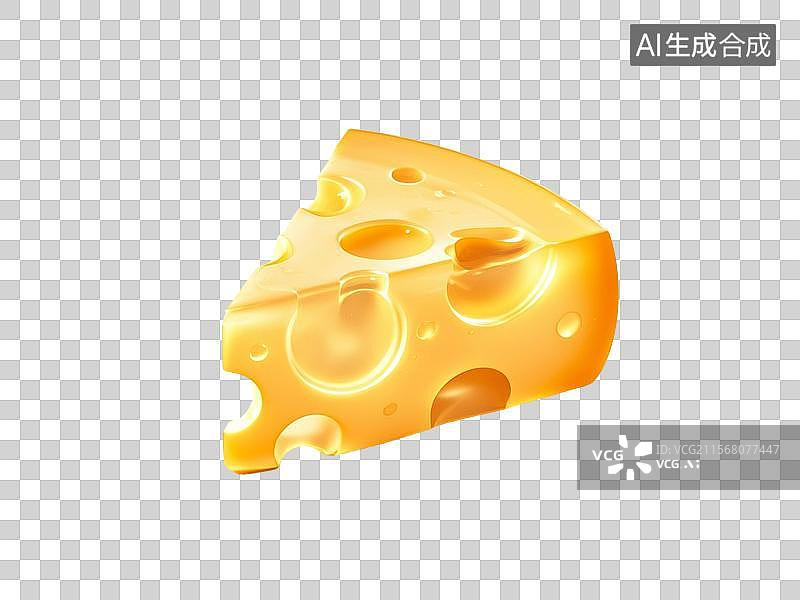 【AI数字艺术】3D渲染，奶酪，芝士，奶制品，烘焙原材料免抠元素图片素材