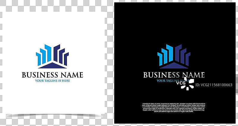 几何图标商业建筑标志图片素材