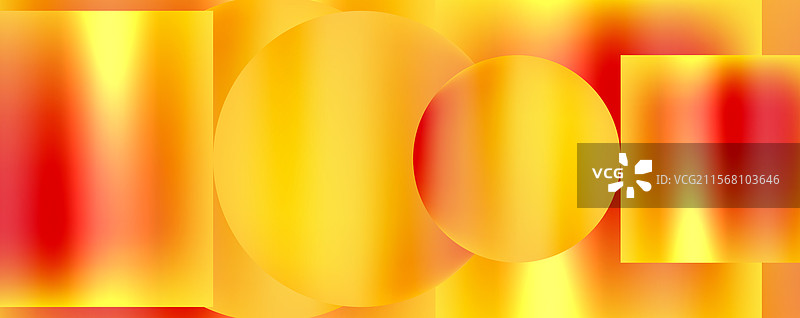 霓虹色彩的几何形状图片素材