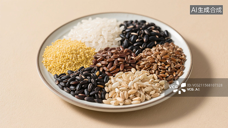 【AI数字艺术】五谷杂粮的营养盛宴图片素材