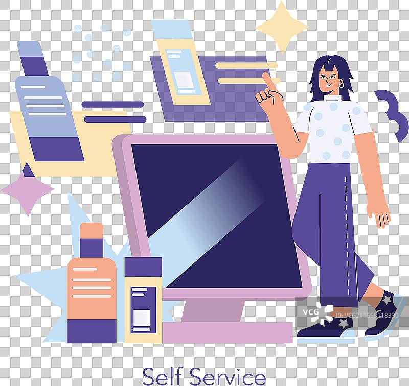 零售科技平面图图片素材