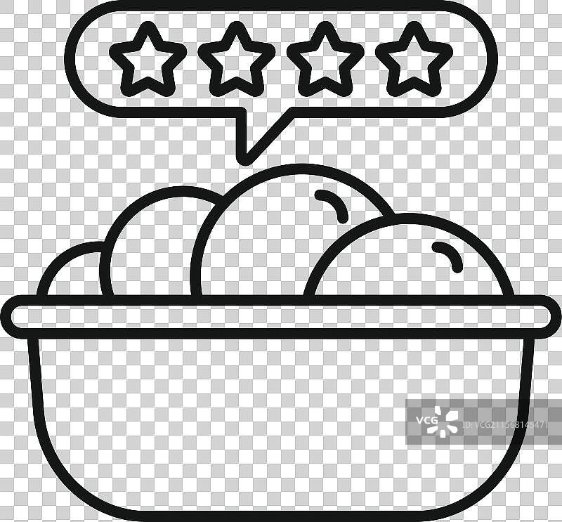 碗获得五星好评图片素材