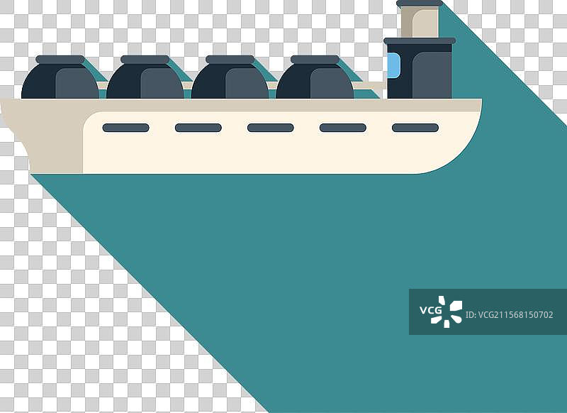 液化天然气运输船航行中图片素材