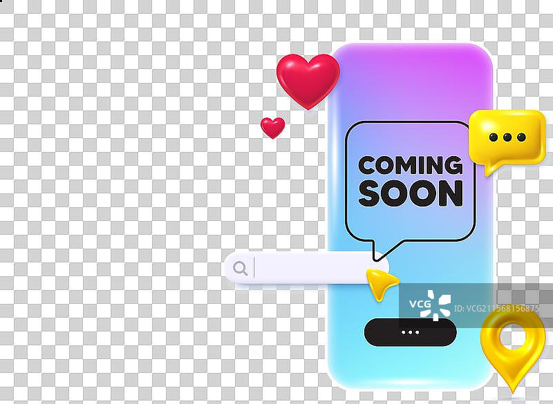 即将到来的标签促销横幅标志社交图片素材