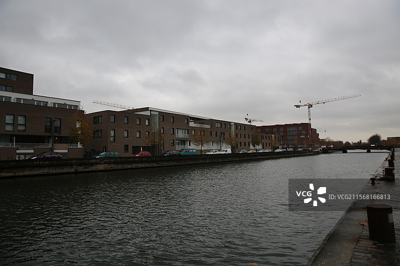 乐高街景 法国里尔运河区街景图片素材