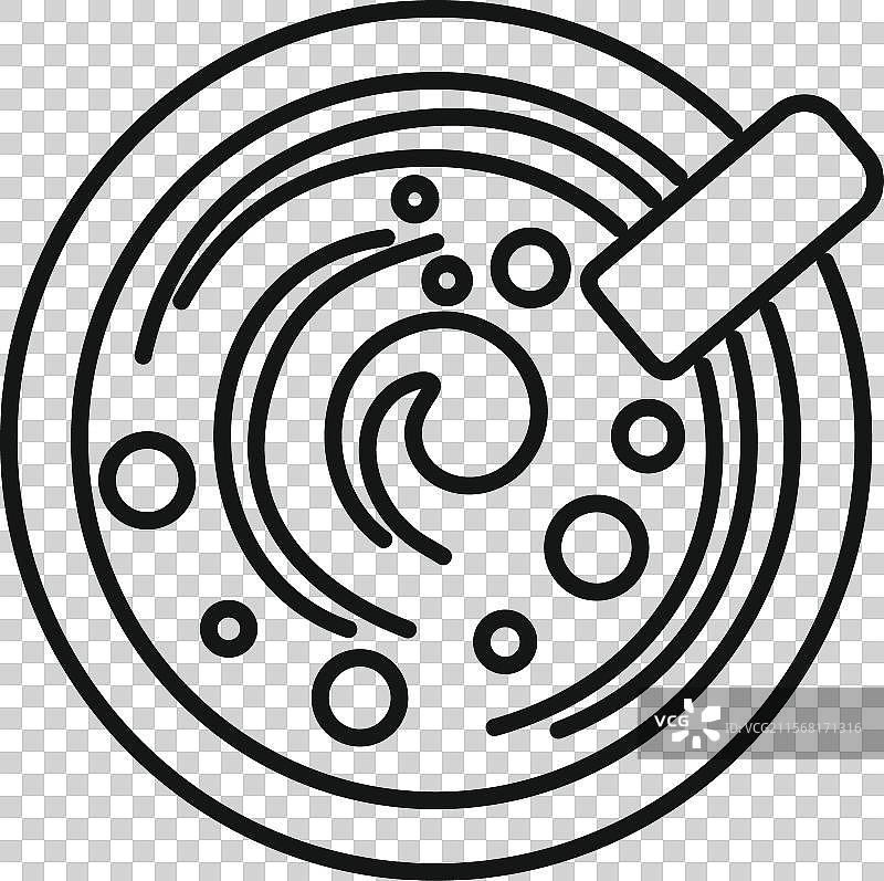 科学家在培养皿中分析细菌图片素材