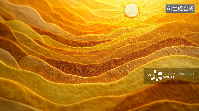 【AI数字艺术】抽象波纹与光点背景图片素材