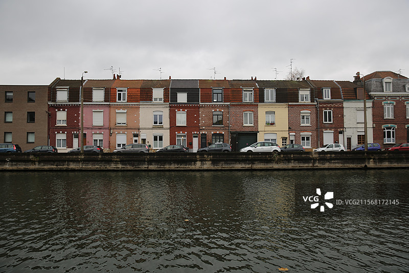 乐高街景 法国里尔运河区街景图片素材