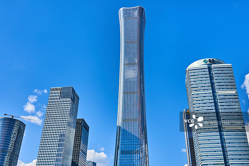 北京CBD的现代都市风光图片素材