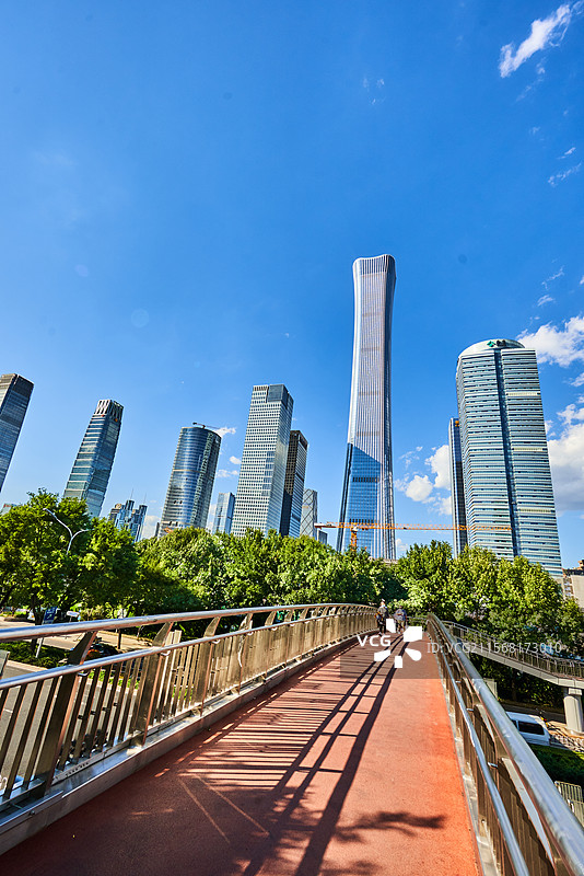 北京CBD的现代都市风光图片素材