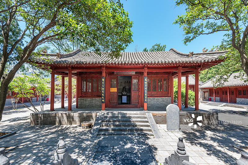 嵩阳书院道统祠，河南郑州登封嵩山景区图片素材