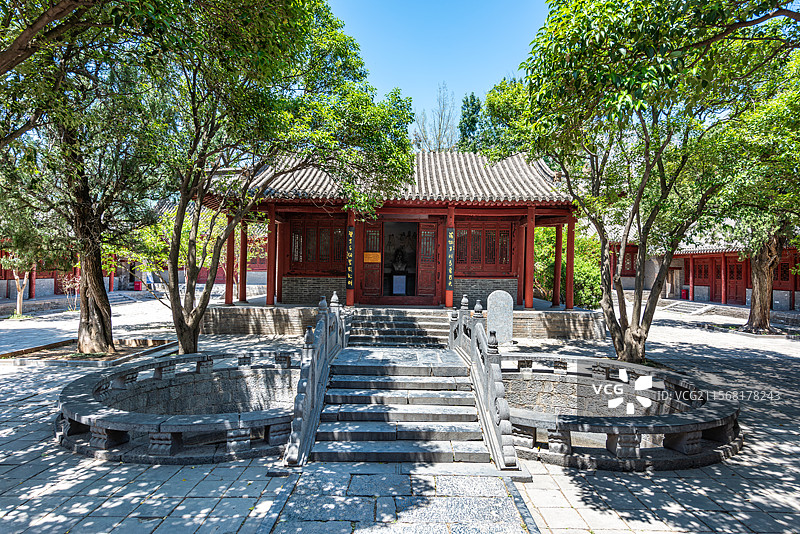 嵩阳书院道统祠，河南郑州登封嵩山景区图片素材