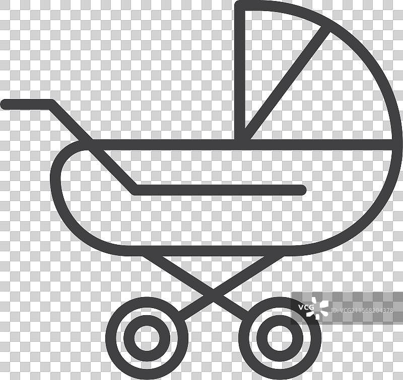婴儿车图标图片素材