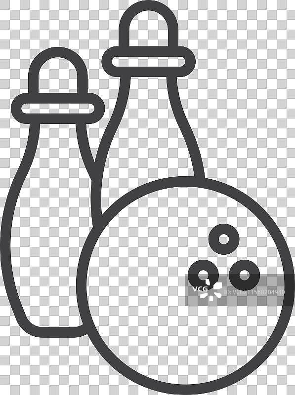 保龄球图标图片素材