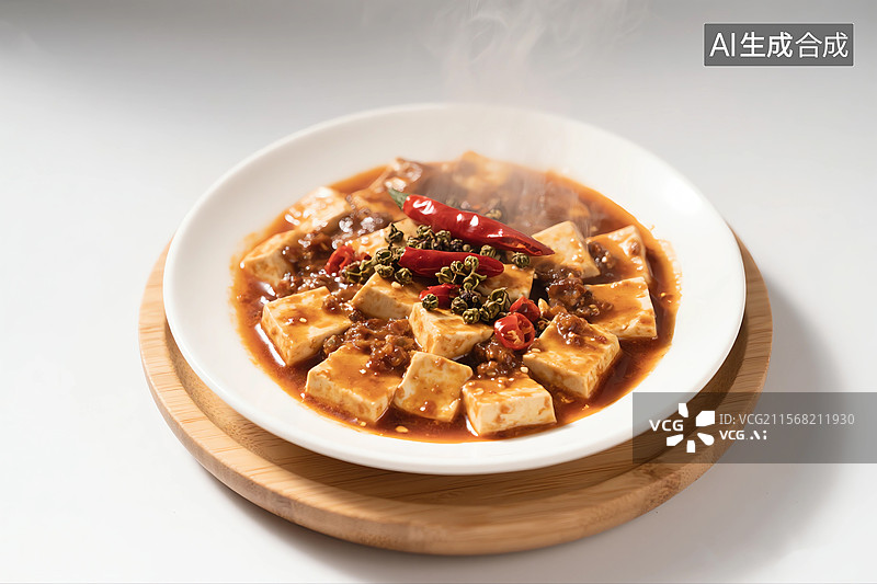 【AI数字艺术】美食麻婆豆腐图片素材