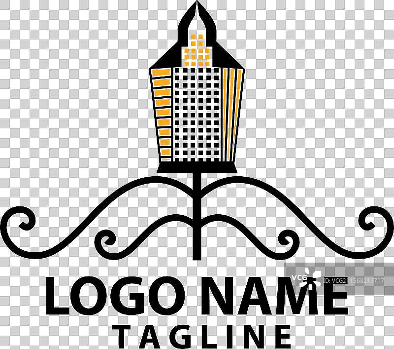 门廊城市标志设计图片素材