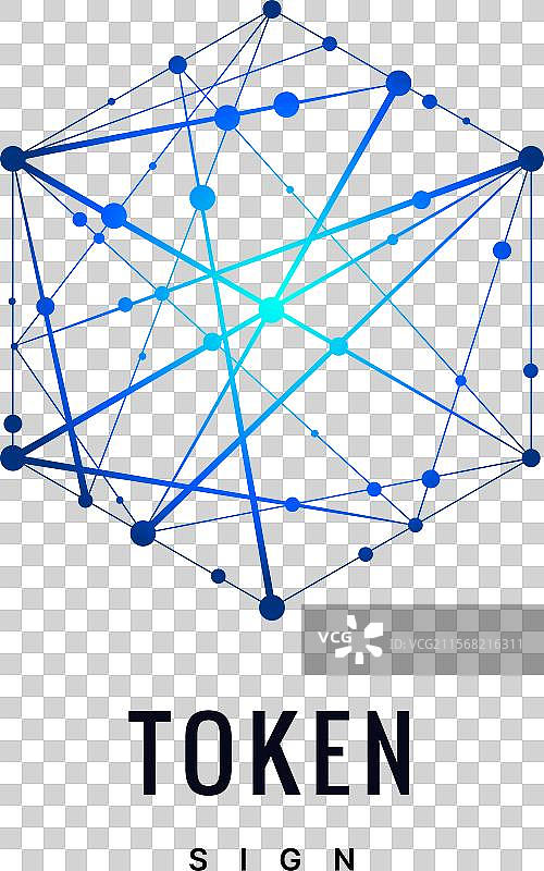 区块链交易签名标志图片素材