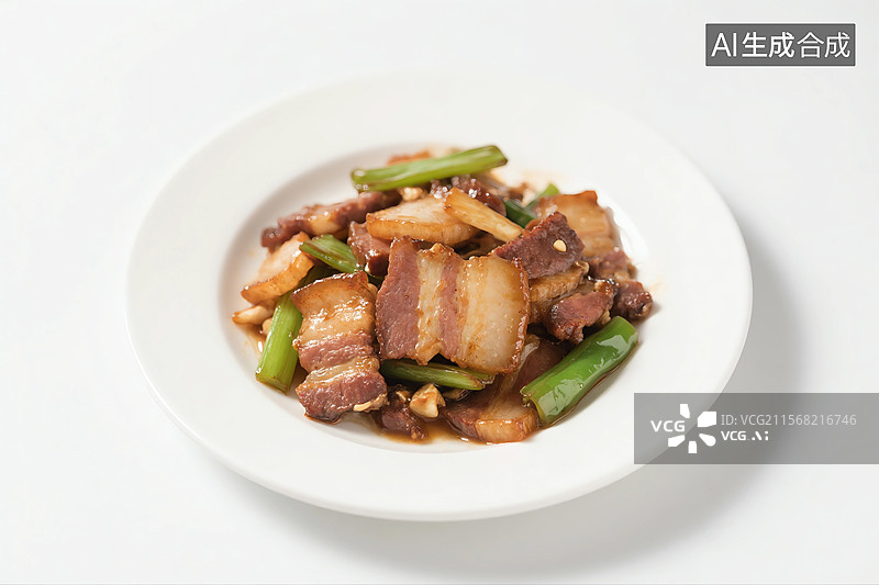 【AI数字艺术】美食回锅肉图片素材