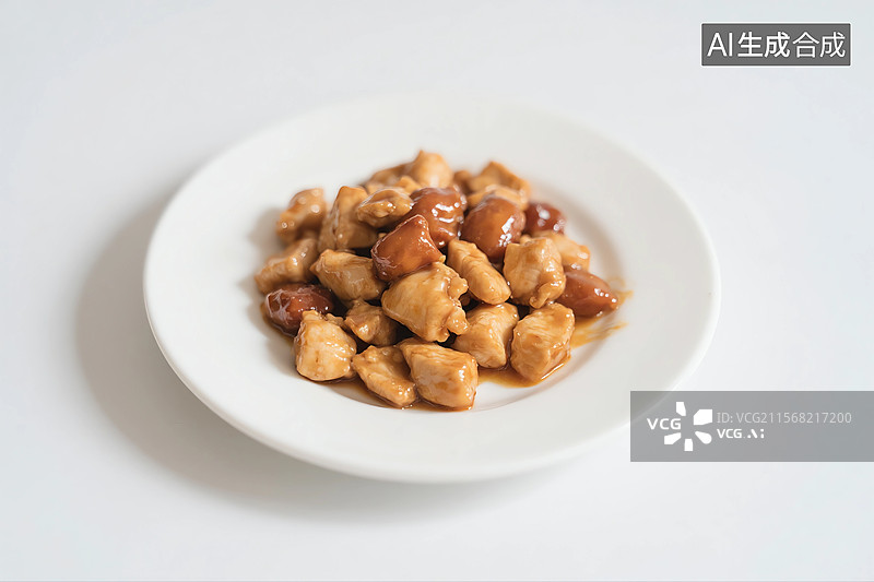 【AI数字艺术】美食宫保鸡丁图片素材