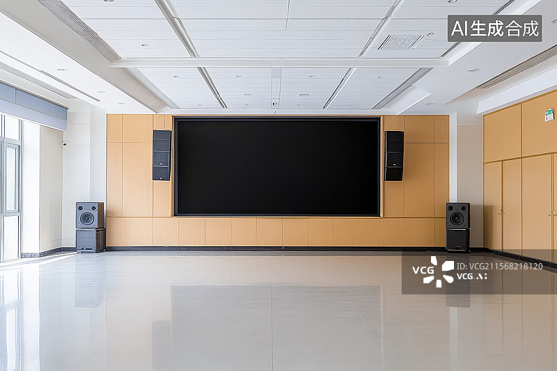 【AI数字艺术】现代会议室内部图片素材