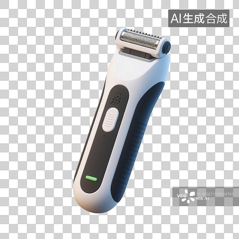 【AI数字艺术】3D渲染的卡通电动刮胡刀图片素材
