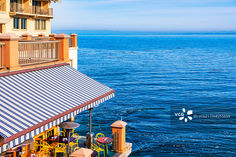 加州海岸城镇风光图片素材