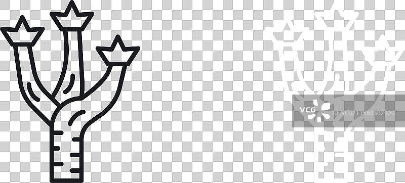 约书亚树图标图片素材