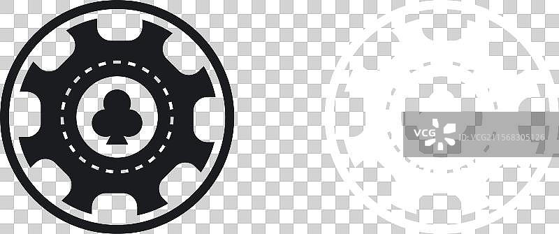 扑克筹码图标图片素材