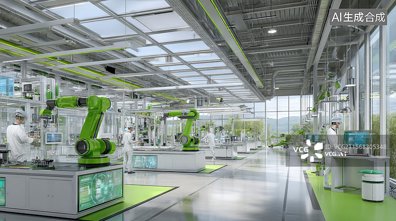 【AI数字艺术】现代化工业实验室内部图片素材