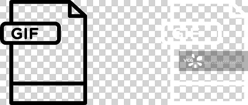 动图图标集 动画GIF格式符号GIF图片素材