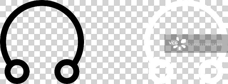 耳洞图标集，耳穿符号实心图片素材