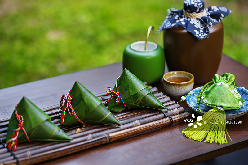 端午节的粽子特写图片素材