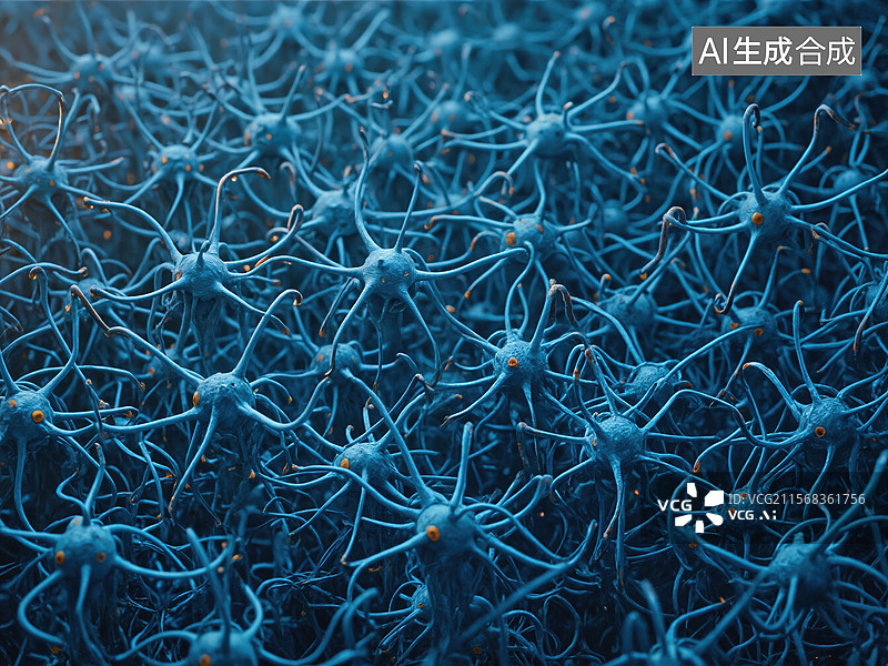 【AI数字艺术】神经网络微观图片素材